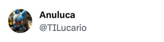 TWITTER profile